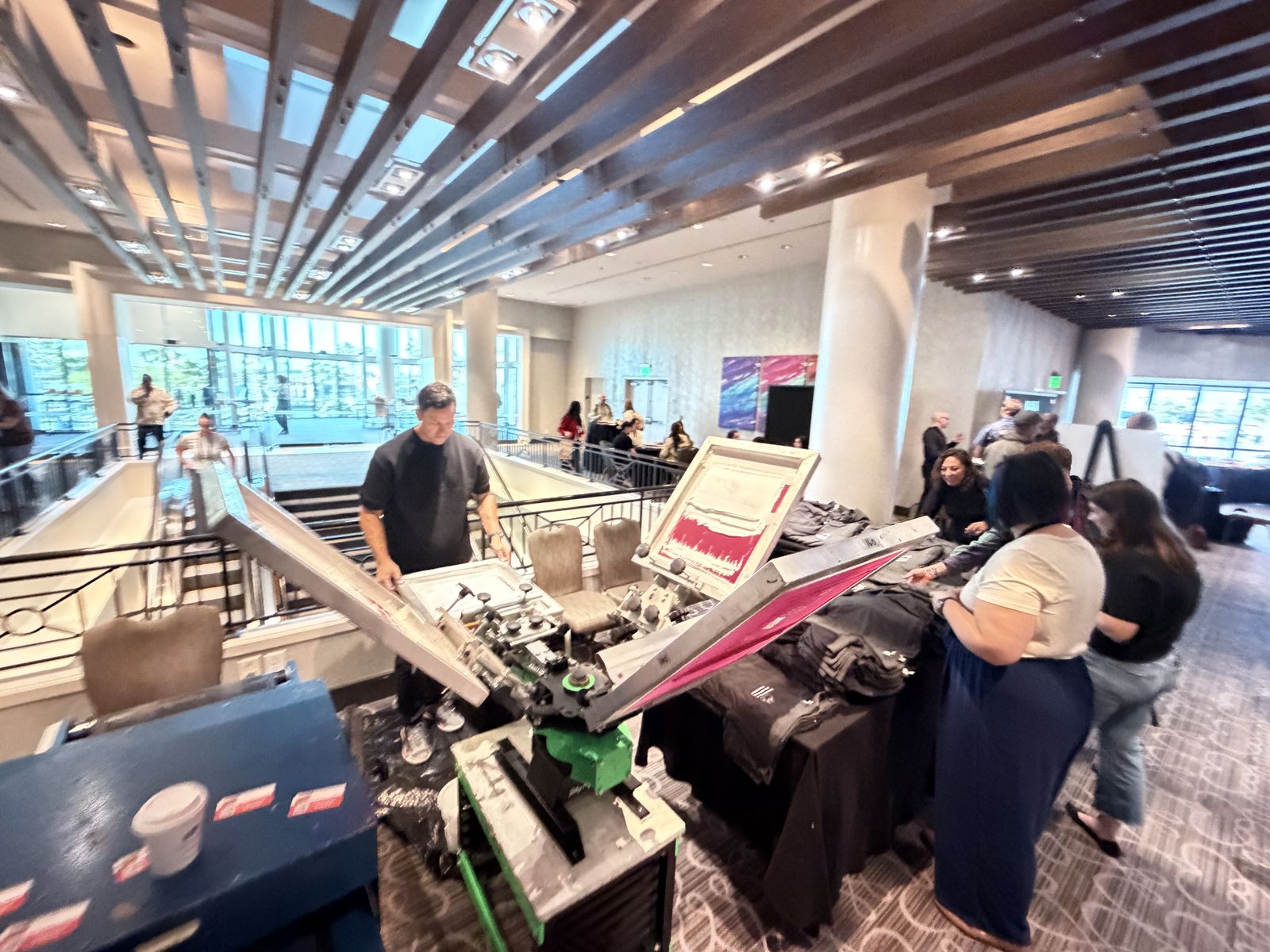 Live event printing at a Oklahoma City corporate events & conferences event